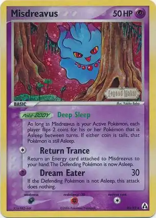 Misdreavus 40/92 EX Legend Maker