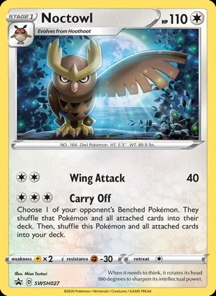 Noctowl SWSH027 Sword & Shield Promos