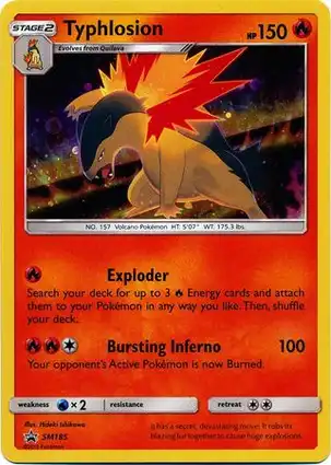 Typhlosion SM185 Sun & Moon Promos