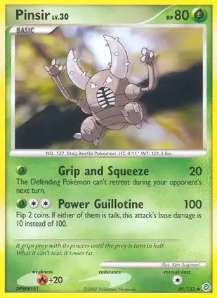 Pinsir 59/132 Secret Wonders
