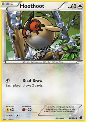 Hoothoot 91/116 Plasma Freeze