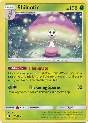 Shiinotic 17/149 Sun & Moon