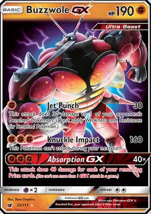 Buzzwole-GX 57/111 Crimson Invasion