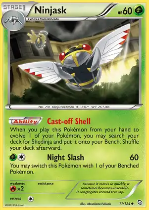 Ninjask 11/124 Dragons Exalted