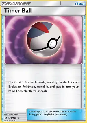 Timer Ball 134/149 Sun & Moon