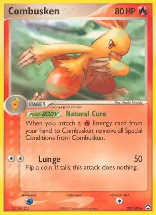 Combusken 29/108 EX Power Keepers