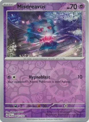 Misdreavus 087/193 Paldea Evolved