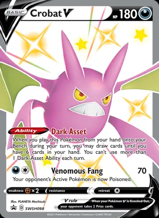 Crobat V SWSH098 Sword & Shield Promos