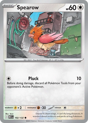 Spearow 102/132 Mega Evolution