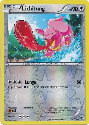 Lickitung 78/111 Furious Fists