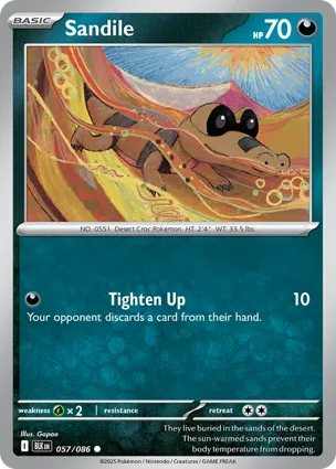 Sandile 057/086 Black Bolt