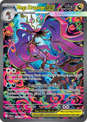 Mega Dragalge ex 118/086 Chaos Rising