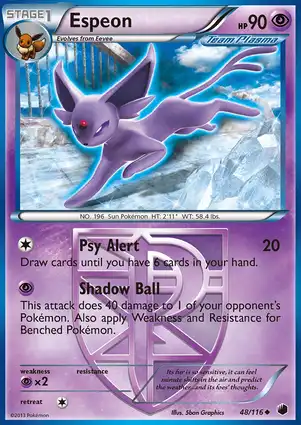 Espeon 48/116 Plasma Freeze