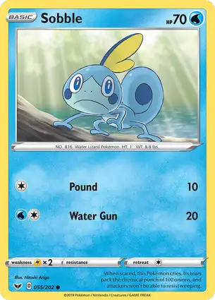 Sobble 055/202 Sword & Shield