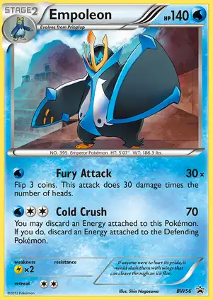 Empoleon BW56 Black & White Promos