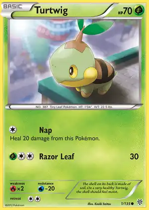 Turtwig 1/135 Plasma Storm
