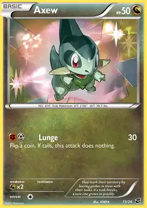 Axew 13/20 Dragon Vault