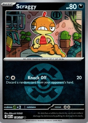 Scraggy 134/217 Ascended Heroes
