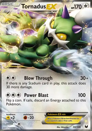 Tornadus-EX 90/108 Dark Explorers