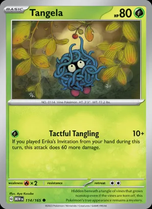 Tangela 114/165 Scarlet & Violet 151