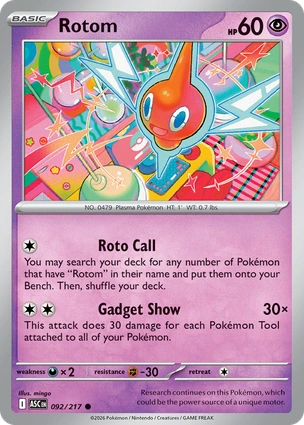 Rotom 092/217 Ascended Heroes