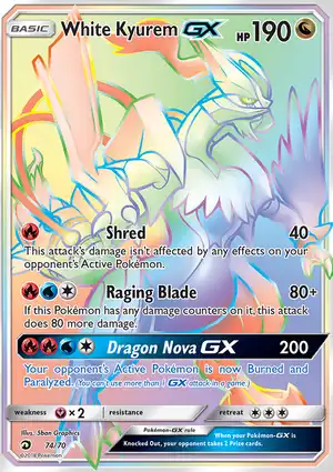 White Kyurem-GX 74/70 Dragon Majesty