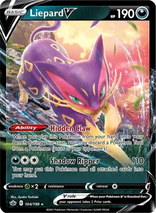 Liepard V 104/198 Chilling Reign