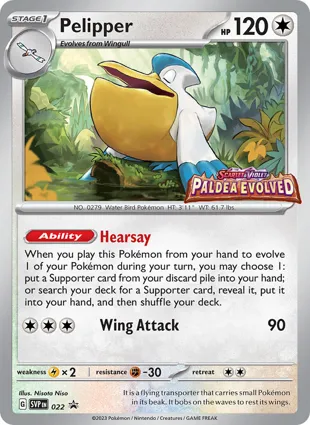 Pelipper 022 Scarlet & Violet Promos