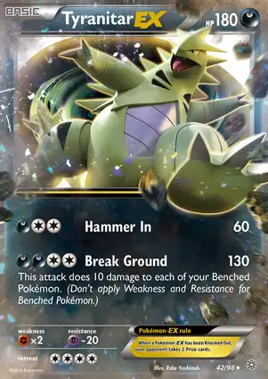 Tyranitar-EX 42/98 Ancient Origins
