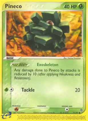 Pineco 71/97 EX Dragon