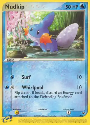 Mudkip 018 EX Nintendo Promos