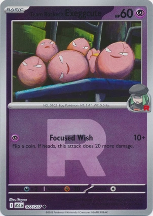 Team Rocket's Exeggcute 077/217 Ascended Heroes