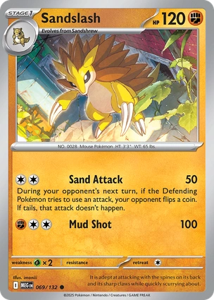 Sandslash 069/132 Mega Evolution