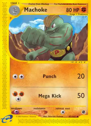 Machoke 85/165 Expedition Base Set