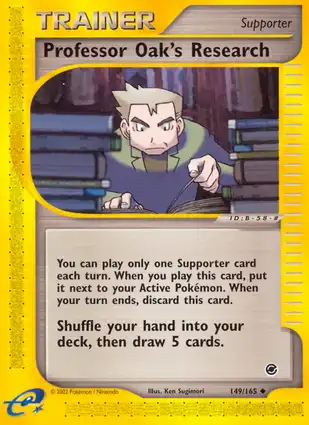 Professor Oak's Research 149/165 Expedition Base Set