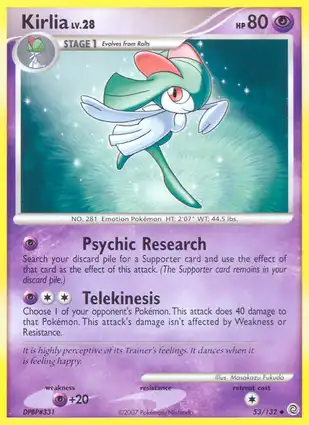 Kirlia 53/132 Secret Wonders
