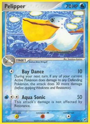 Pelipper 21/107 EX Deoxys