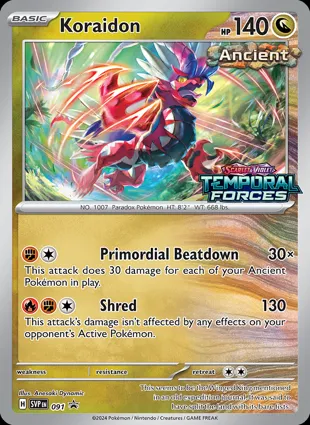 Koraidon 091 Scarlet & Violet Promos