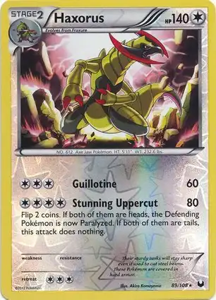 Haxorus 89/108 Dark Explorers