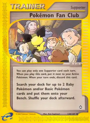 Pokémon Fan Club 130/147 Aquapolis