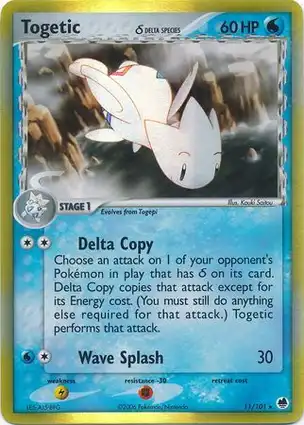 Togetic 11/101 EX Dragon Frontiers