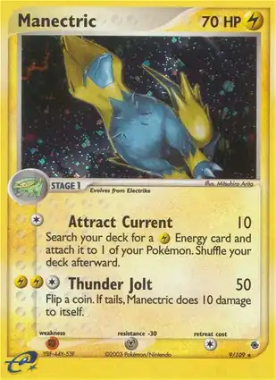 Manectric 9/109 EX Ruby & Sapphire