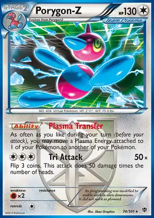 Porygon-Z 74/101 Plasma Blast