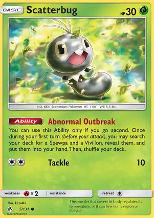 Scatterbug 5/131 Forbidden Light