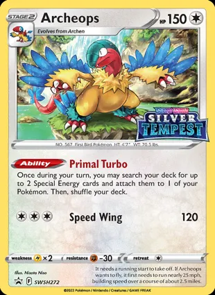 Archeops SWSH272 Sword & Shield Promos