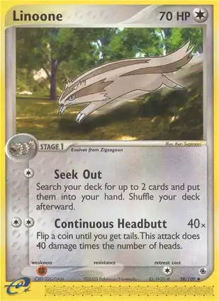 Linoone 38/109 EX Ruby & Sapphire