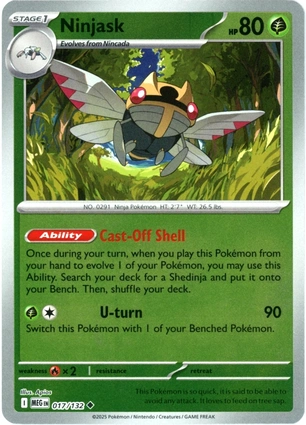 Ninjask 017/132 Mega Evolution