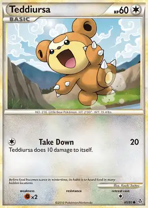 Teddiursa 65/95 Unleashed