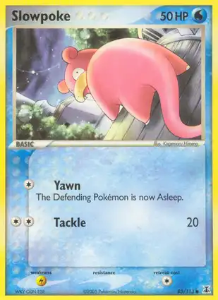 Slowpoke 83/113 EX Delta Species