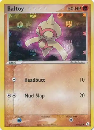Baltoy 53/101 EX Hidden Legends